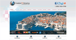 Desktop Screenshot of croatiantv-america.com